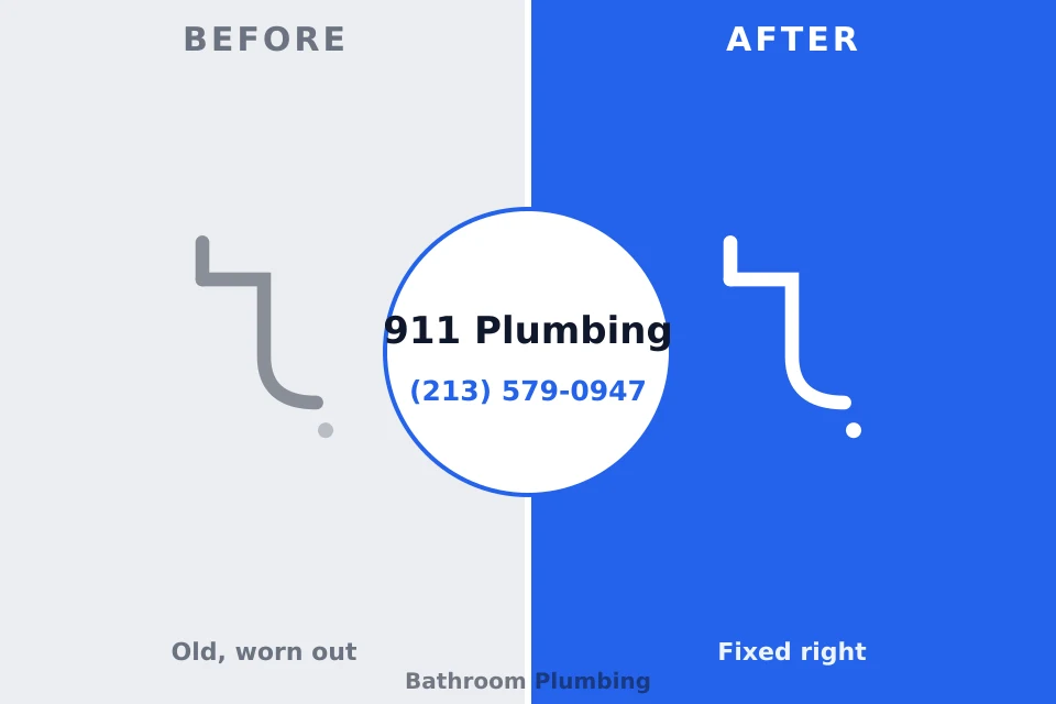 Before and after: plumbing company Harlingen, TX